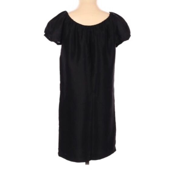 TIBI | Floral Print Black Puff Sleeve Dress XS - Picture 2 of 9